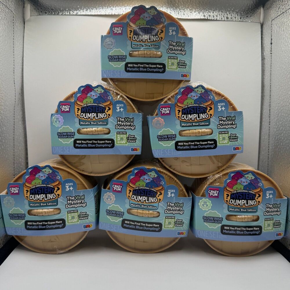 RMS - The Original Mystery Dumpling: Blue Metallic Edition (Set of 6) Slow Rise